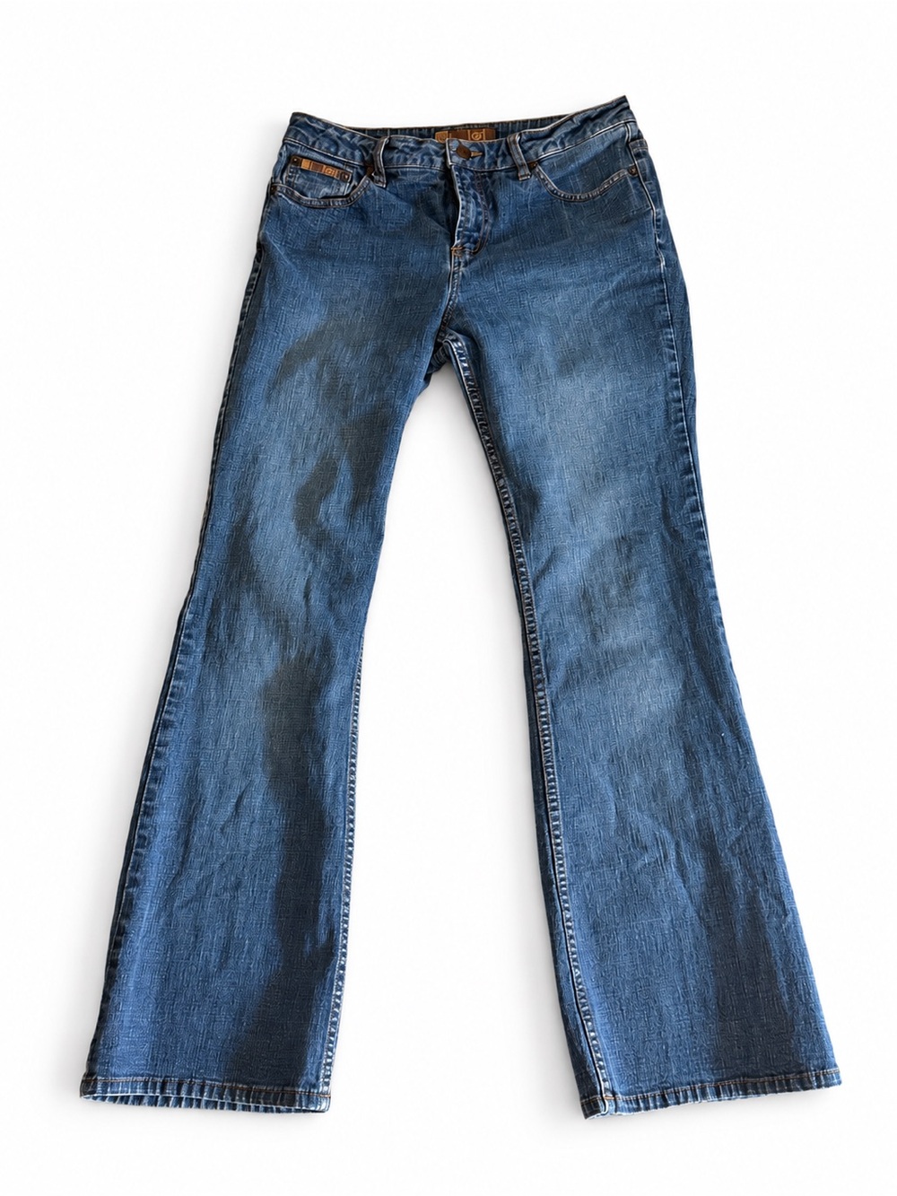 Vintage l.e.i. Womens Jeans Size 11 Blue Denim Flare Bootcut Stretch Y2K Style